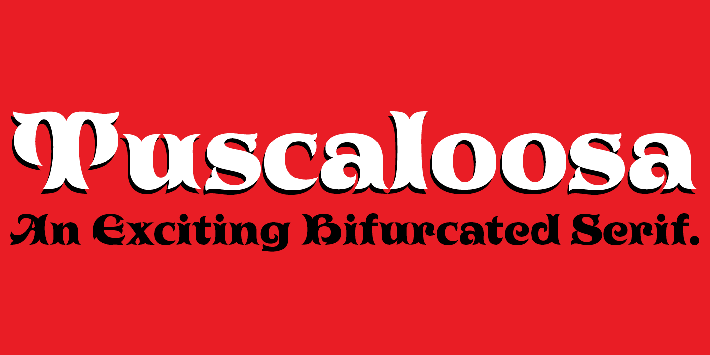 Пример шрифта P22 Tuscaloosa